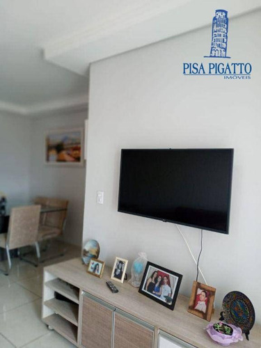 Imagem 2 de 30 de Apartamento Com 3 Dormitórios À Venda, 77 M² Por R$ 500.000,00 - Jardim Dos Calegaris - Paulínia/sp - Ap1183