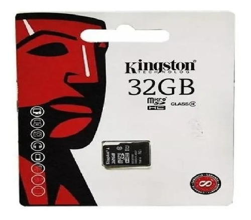 Cartao De Memoria Kingston Micro Sd 32gb Class 10 - Preto