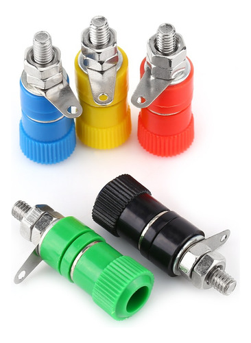 20 Conectores Hembra Para Enchufe De Banana De 4 Mm