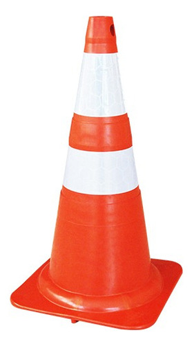 Cone Transito Nbr 15071/2015 Flexível Laranja 76cm