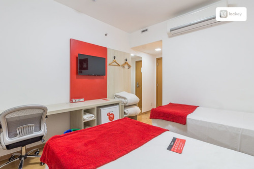 Imagem 5 de 12 de Aluguel De Flat Com 22m² E 1 Quarto - 10893