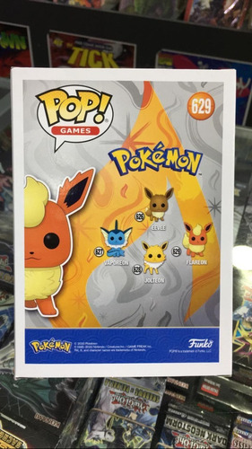 Imagen 3 de 4 de Funko Pop! Games Pokémon - Flareon #629 - Original