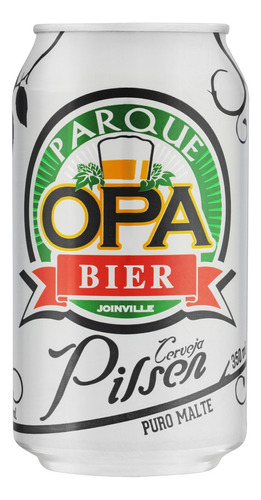 Opa Bier Parque cerveja pilsen lata 350ml