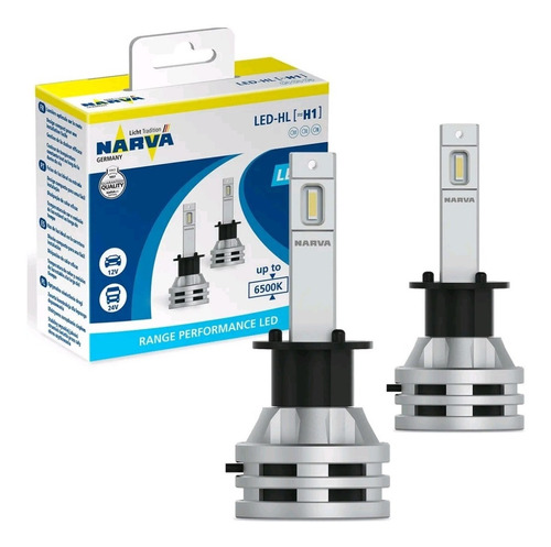 2 Lampada Led Narva H1 12/24v 19w Range Performance Original