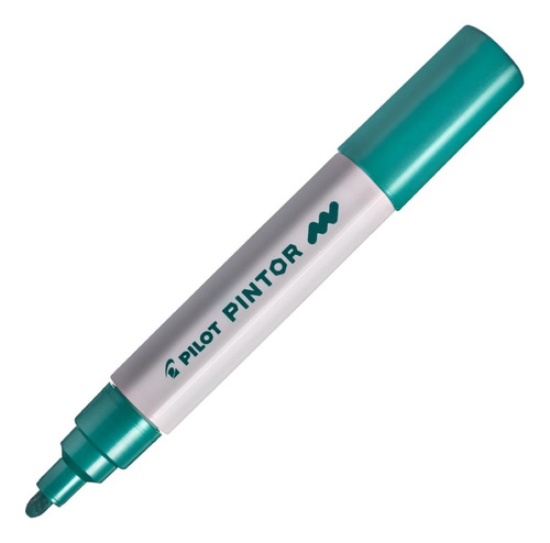 Marcador Pilot Pintor M - Cores Cor Verde metálico