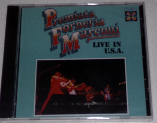 Premiata Forneria Marconi Live In Usa Cd Importado / Kktus