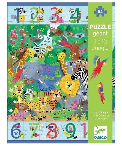 Puzzle 54 Piezas - Djeco - Dj07148 - Gigante 70 X 50 Cm