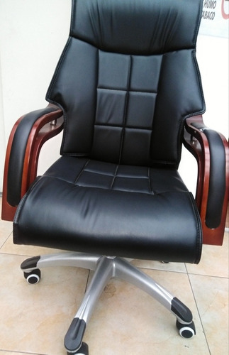 Silla Giratoria Ejecutiva De Cuerina De Alta Calidad