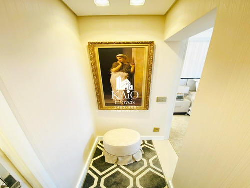 Imagem 10 de 21 de Apartamento Todo Mobiliado 116m² 2 Suites Ar Condicionado Varanda Gourmet 2 Vagas