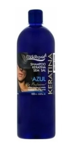 Imagen 1 de 1 de Shampoo Azul Sin Sal 1000ml Look Repair