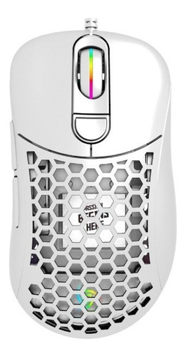 Imagen 4 de 7 de Mouse Gaming Vsg Aquila Air Blanco Gloss 61g 16000dpi