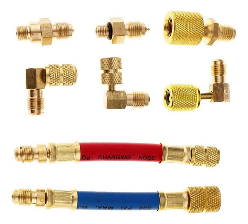 De Conjunto De R134a R12 De Adaptador De Conector De