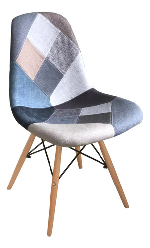 Silla Eames 2 Unidades Patchwork