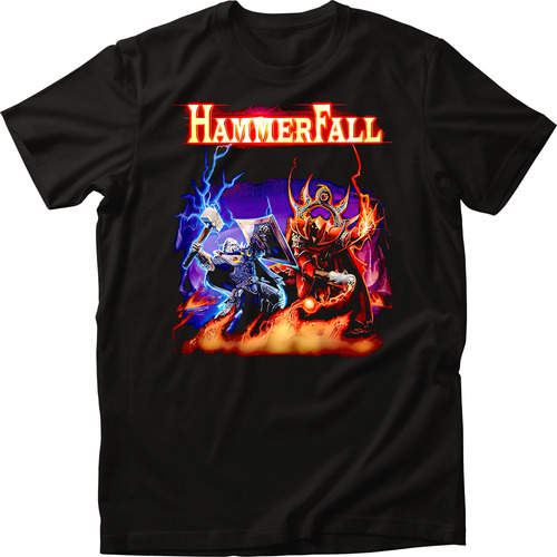 Playera Hammerfall Crimson Thunder Hombre