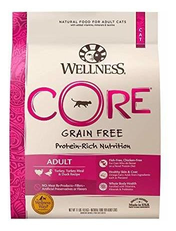 Suplementos Para Gatos Wellness Core Comida Seca Sin Cereale