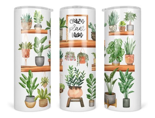 Crazy Plant Lady Tumbler Exotic Plant Lover Gift Insulated 2