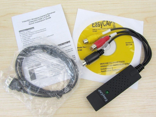 Imagen 4 de 5 de Easycap Usb 2.0 Tv Video Audio Vhs Vcr A Dvd Hdd Convertidor
