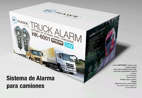 Alarma Hawk 24 Volt Camiones Buses Código Variable
