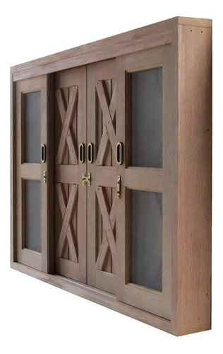 Janela De Correr Com Tela 6 Folhas Celeiro 120x160cm Wt
