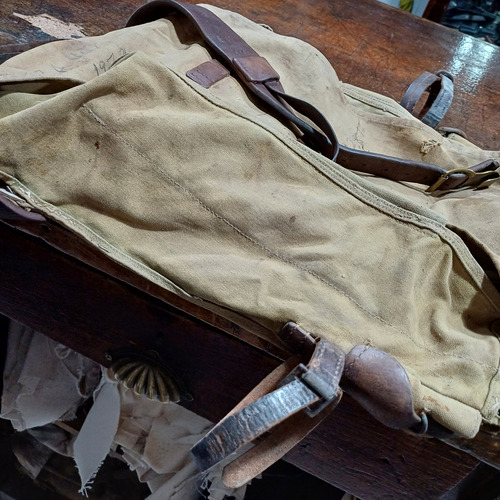 Antigua Mochila De Llanura De Rezagos Militares (Usado)