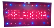 Comprar Cartel Led Heladeria Abierto Helados Pizarras Led O La Palabra Que Quieras A Pedido