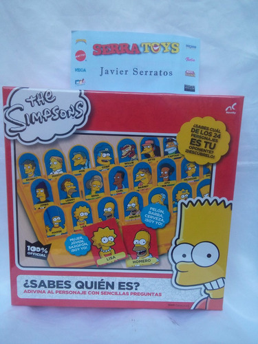 Juego De Mesa Los Simpsons ¿sabes Quién Es ?