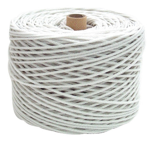 Varal Corda Nylon Polibel Branco Rolo Com 400m