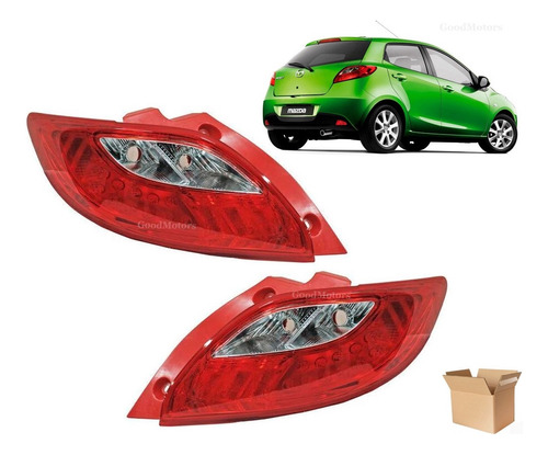 Foco Farol Trasero Mazda 2 2008 A 2014 Hatchback // El Par