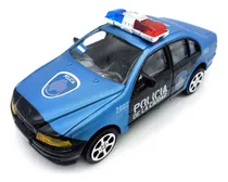 Comprar Auto Juguete Patrullero Fricción 18cm Policia De La Ciudad Policia Ciudad Celeste