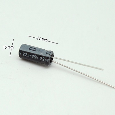 Capacitor Electrolitico 22uf 25v  Ce-22/25v-teapo 