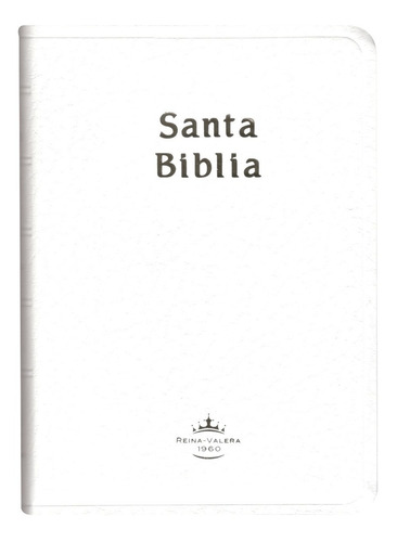 Imagen 2 de 5 de Biblia Rvr-1960 Manual Imitación Piel Blanca (para Boda)