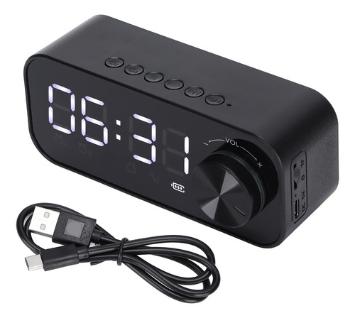 Reloj Bt Speaker Lights B126, Multifuncional, Ajustable