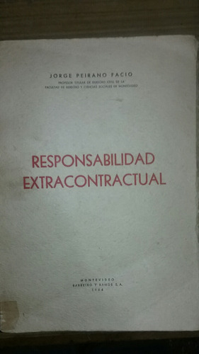 Responsabilidad Extracontractual Jorge Peirano Facio