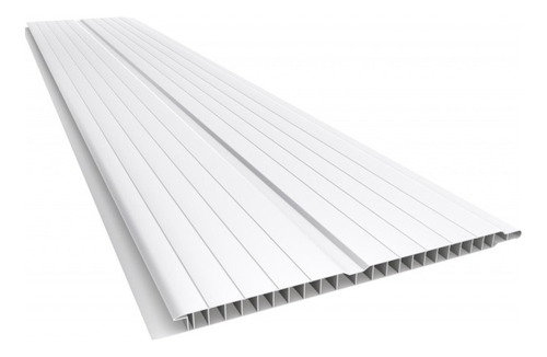 Cielorraso Pvc Blanco Tablilla 20cm 6m Largo 7mm Frisado