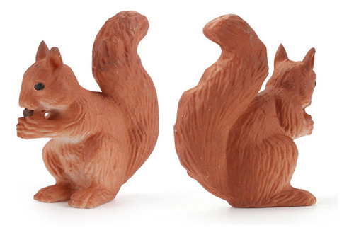 Juguetes De Animales En Miniatura, 6 Piezas, Figuras Del Bos