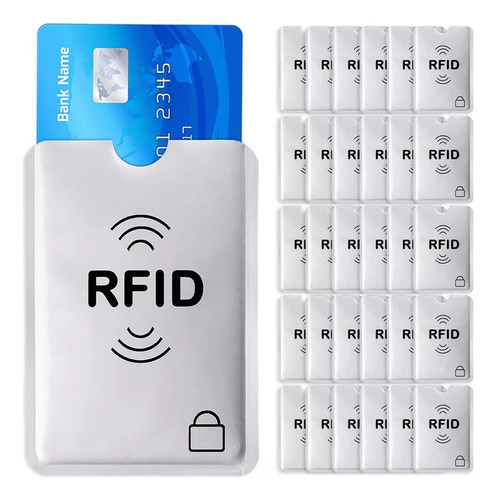 Protector De Tarjeta De Crédito, 30 Fundas De Bloqueo Rfid