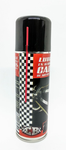 Imagen 2 de 5 de Grasa Para Cadenas De Moto Cb En Aerosol X 260 Cc