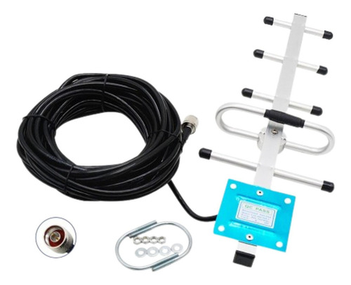 Amplificador Sinal Celular 850mhz 2g 3g Completo Sítio Rural