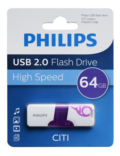 Pendrive Philips Citi 64gb Usb Oferta Loi