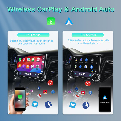 Para Reproductor De Coche Con Pantalla Táctil Android 2k De
