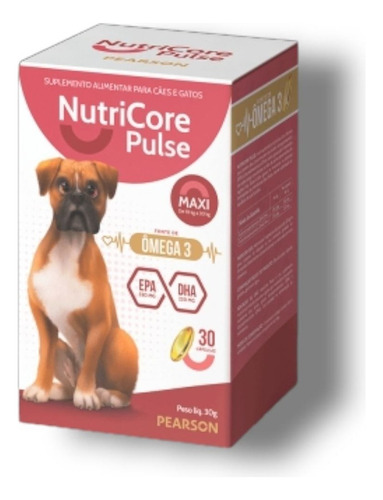 Suplemento Alimentar Nutricore Pulse Maxi - 30 Cápsulas
