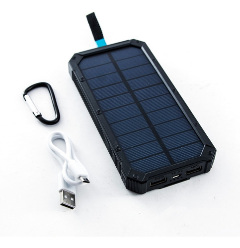 Imagen 1 de 9 de Cargador Solar Universal Usb Micro Usb Celular Capibara