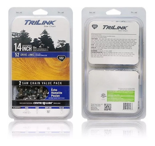Imagen 1 de 4 de Cadena De Motosierra Poulan 18'' Trilink - Blister Original