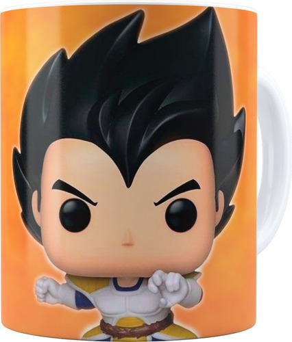 Taza De Ceramica Vegueta Dragon Ball Z Funko Pop 