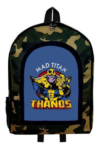 Mochila Camuflada Thanos Nueva Colección Modelo 45