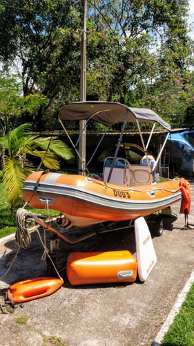 Barco Bote C/ Motor Yamaha 40 E Comando
