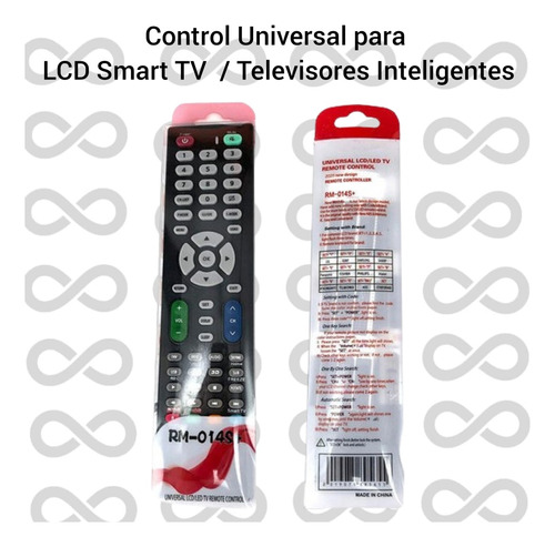 Control Universal Para Televisores Inteligentes Lcd