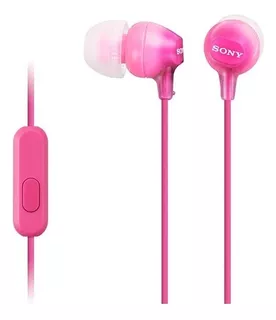 Audífonos In Ear Sony Con Micrófono Mdr Ex15ap Rosado