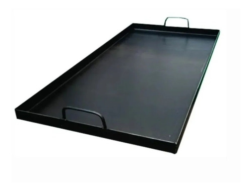 Comal Plancha Placa Acero 80x40cm Memelera Calibre 16 Negro