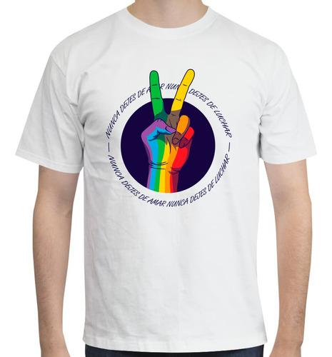 Playera Orgullo Lgtb - Pride - Nunca Dejes De Amar